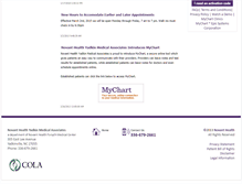 Tablet Screenshot of nhyadkinmedicalassociates.org
